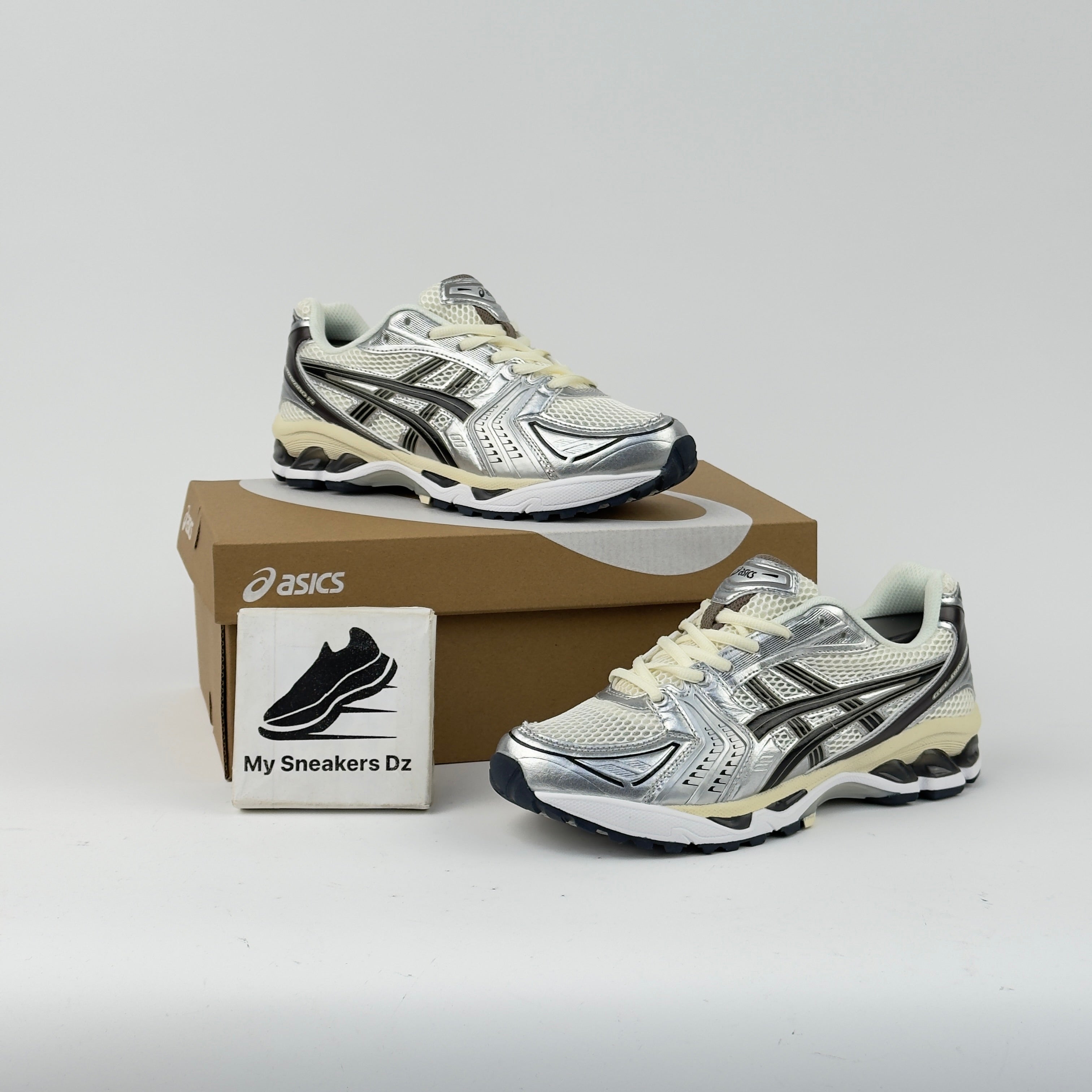 Asics kayano 14 silver beige 2