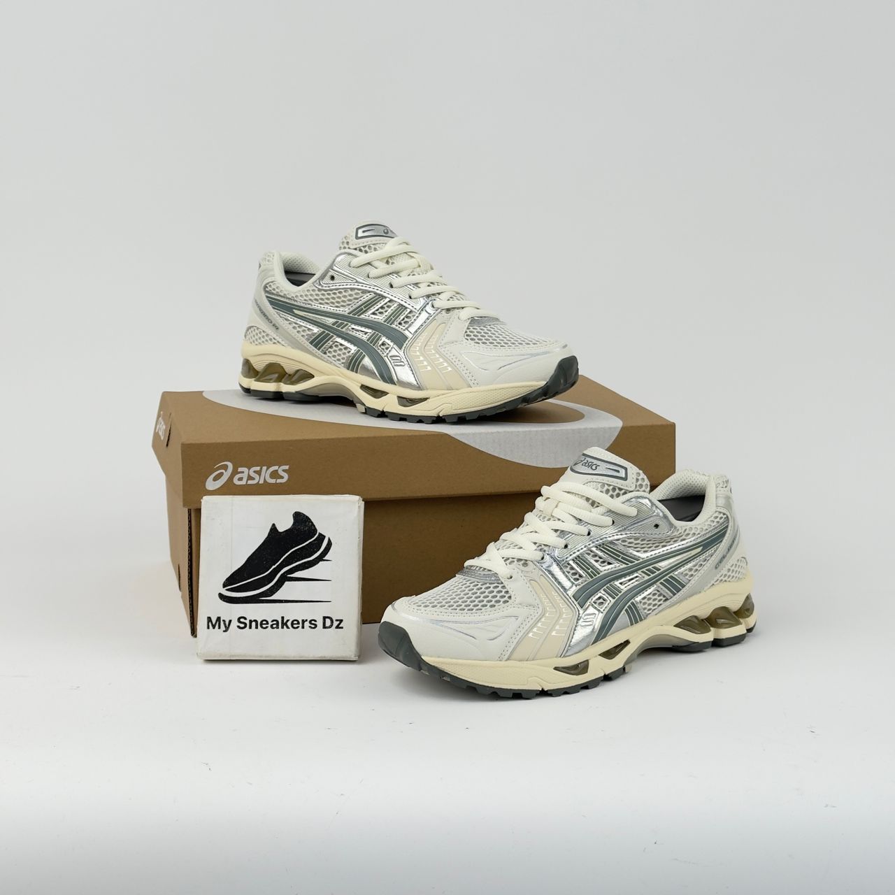 Asics kayano 14 silver beige
